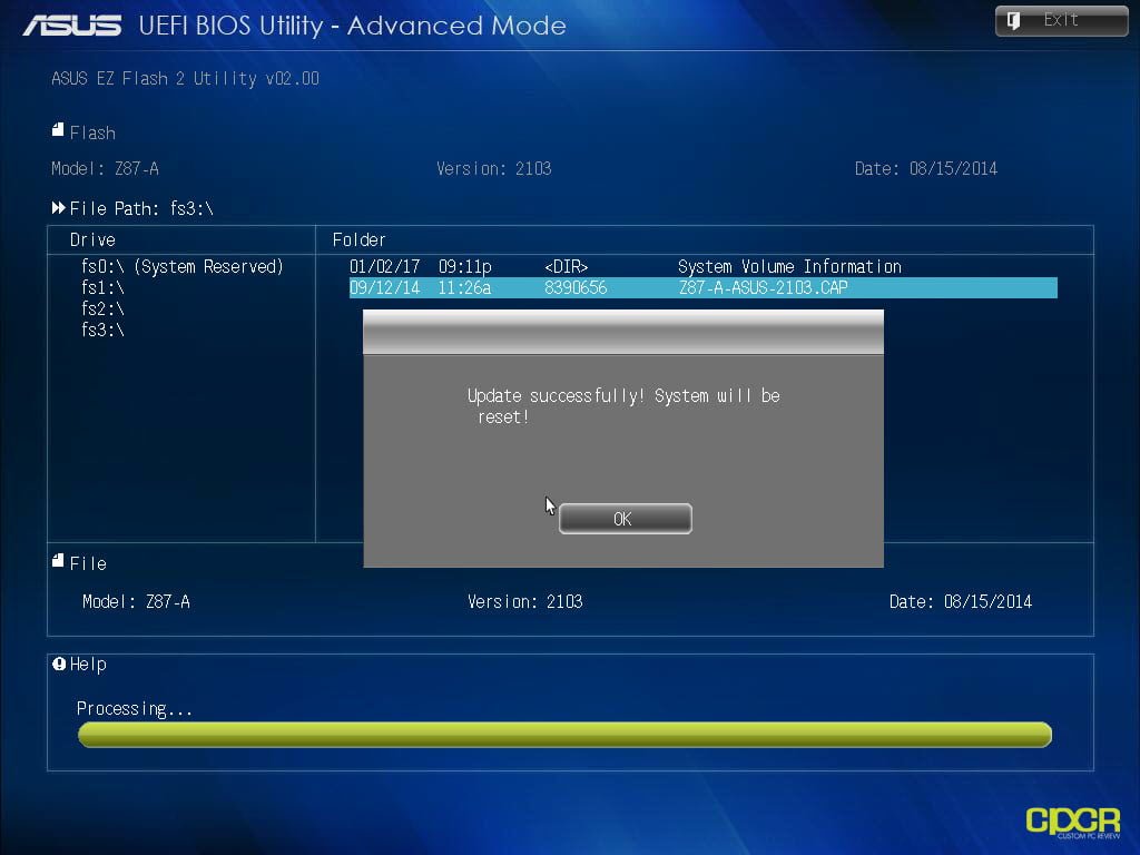 BIOS/UEFI Updates